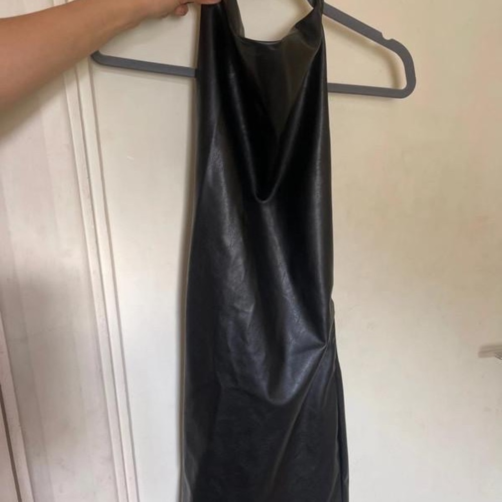 Zara Black Halter Sheath Dress